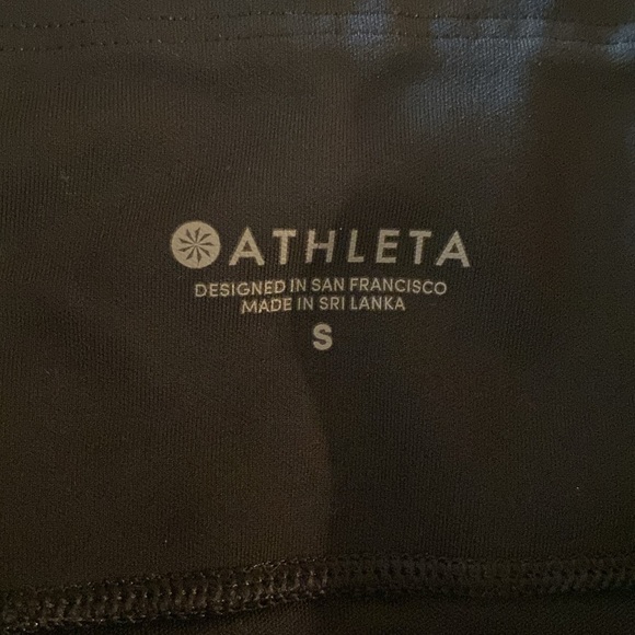 Athleta women’s leggings cropped black size small - Picture 2 of 11